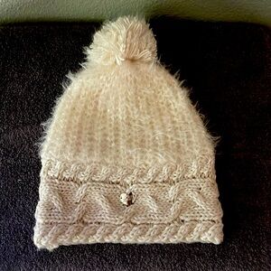 Fuzzy PomPom Betsy Johnson Hat